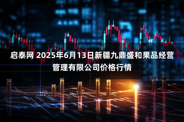 启泰网 2025年6月13日新疆九鼎盛和果品经营管理有限公司价格行情