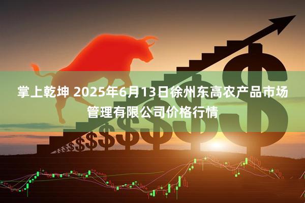 掌上乾坤 2025年6月13日徐州东高农产品市场管理有限公司价格行情