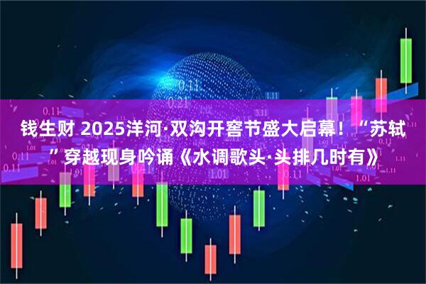 钱生财 2025洋河·双沟开窖节盛大启幕！“苏轼”穿越现身吟诵《水调歌头·头排几时有》