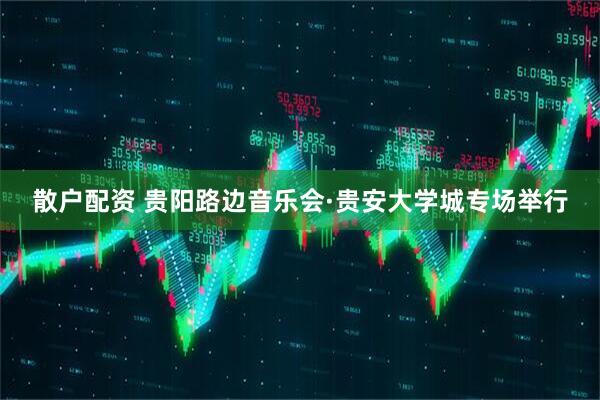 散户配资 贵阳路边音乐会·贵安大学城专场举行