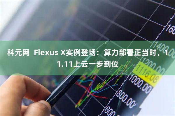 科元网 Flexus X实例登场:算力部署正当时,11.11上云一步到位