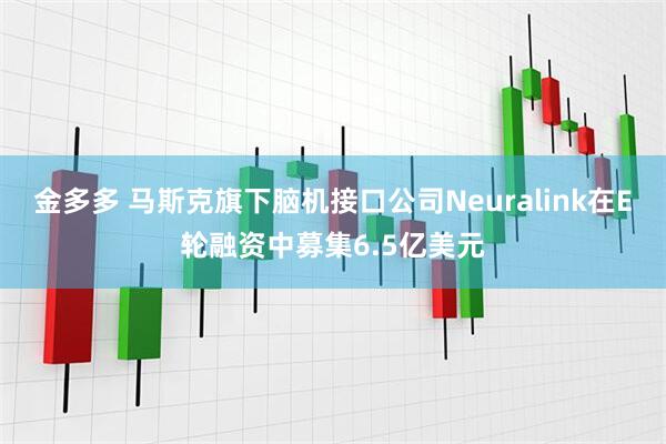 金多多 马斯克旗下脑机接口公司Neuralink在E轮融资中募集6.5亿美元